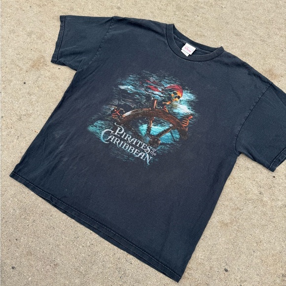 Vintage Pirates Of The Caribbean Promo T-Shirt / Disney / XL - Picture 3 of 7